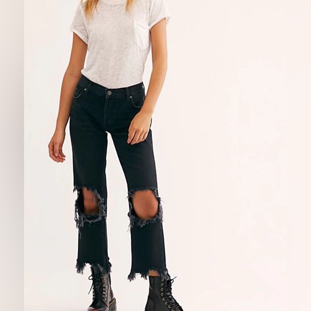 Free people maggie mid rise jeans